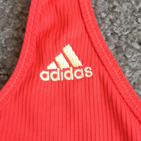adidas Ribbed Racerback Tank - Picture 2 of 2